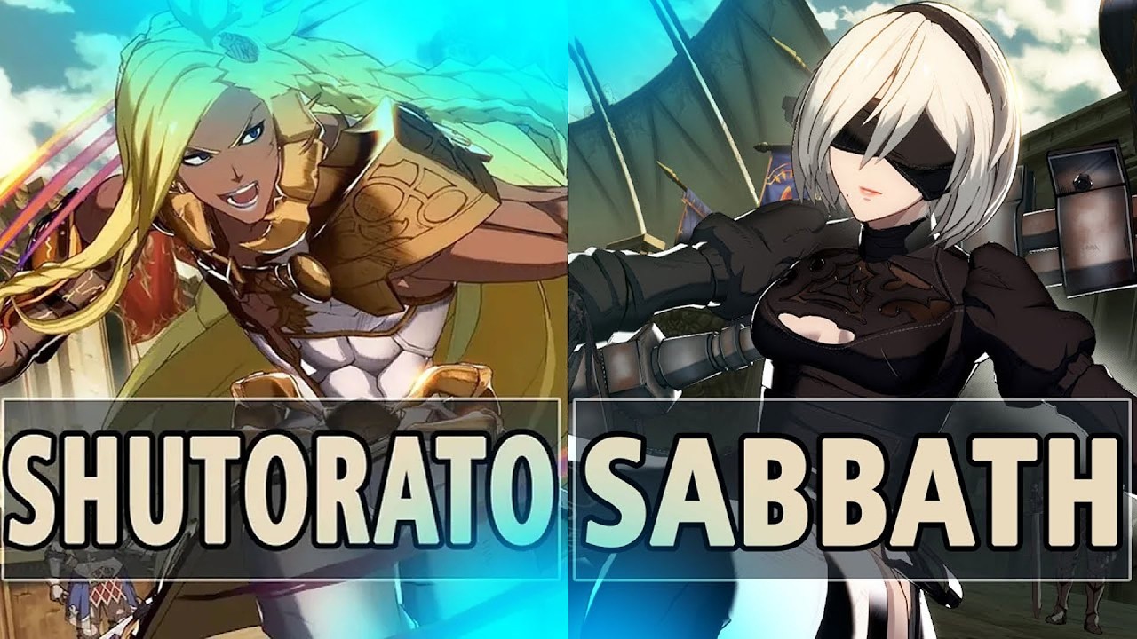 GBVSR:🔥Shutorato (Beelzebub) Vs Sabbath (2B)🔥| High Level Gameplay.
