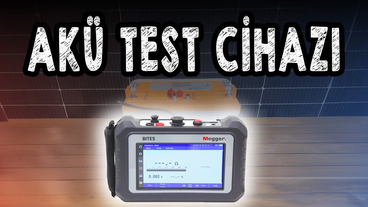 Megger BITE5 Batarya Test Cihazı ile Hızlı ve G&uuml;venilir Test!