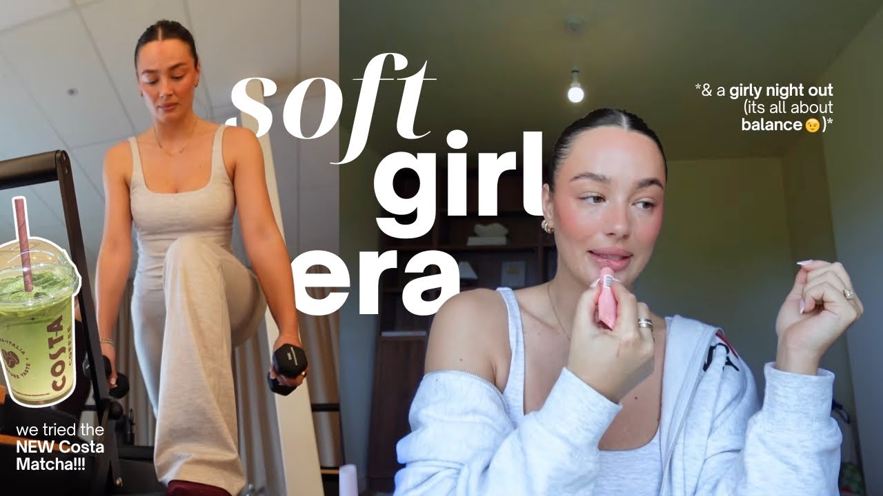 Soft Girl Saturday 🌸 Pilates, Trying Costa’s New Matcha & Girls Night Out