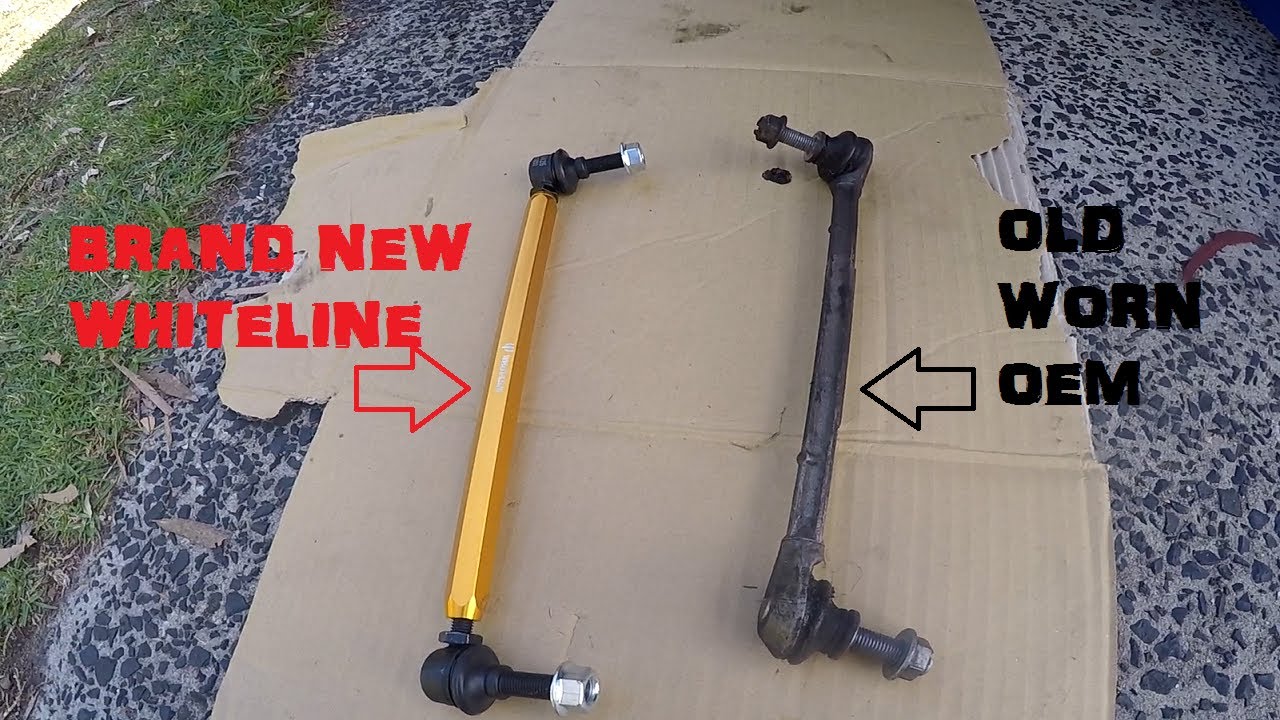C63 Whiteline Swaybar Link Install