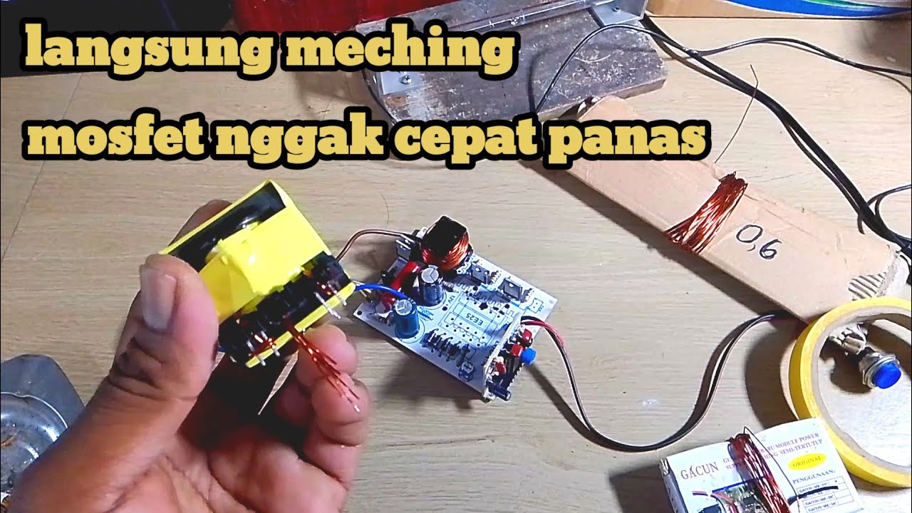 CARA GULUNG TRAFO SETRUM PDC MINI 2FET PROTEK