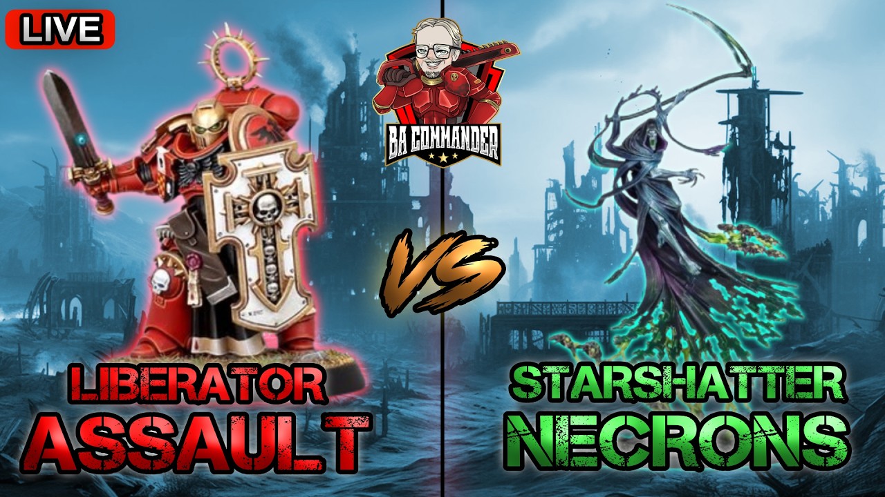 Liberator Assault (BA) vs Necrons (Starshatter) - Warhammer 40k Battle Report