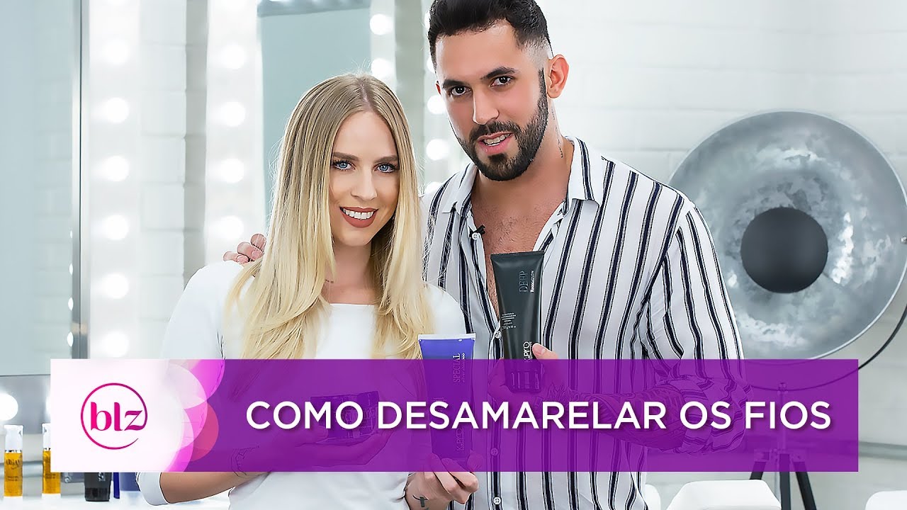 Como Desamarelar os Fios com Murilo Cavalcante I Beleza na Web