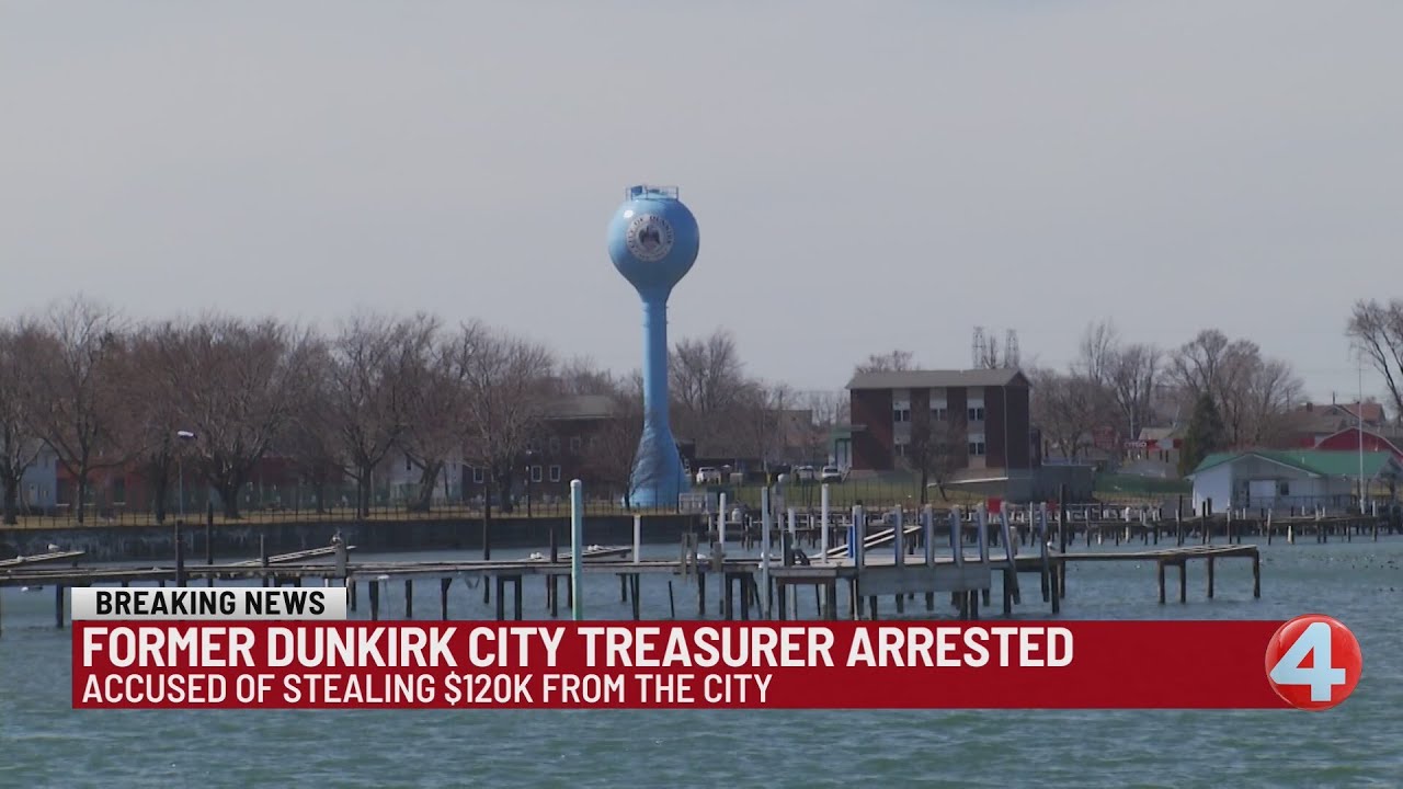 Dunkirk treasurer arrested for embezzlement