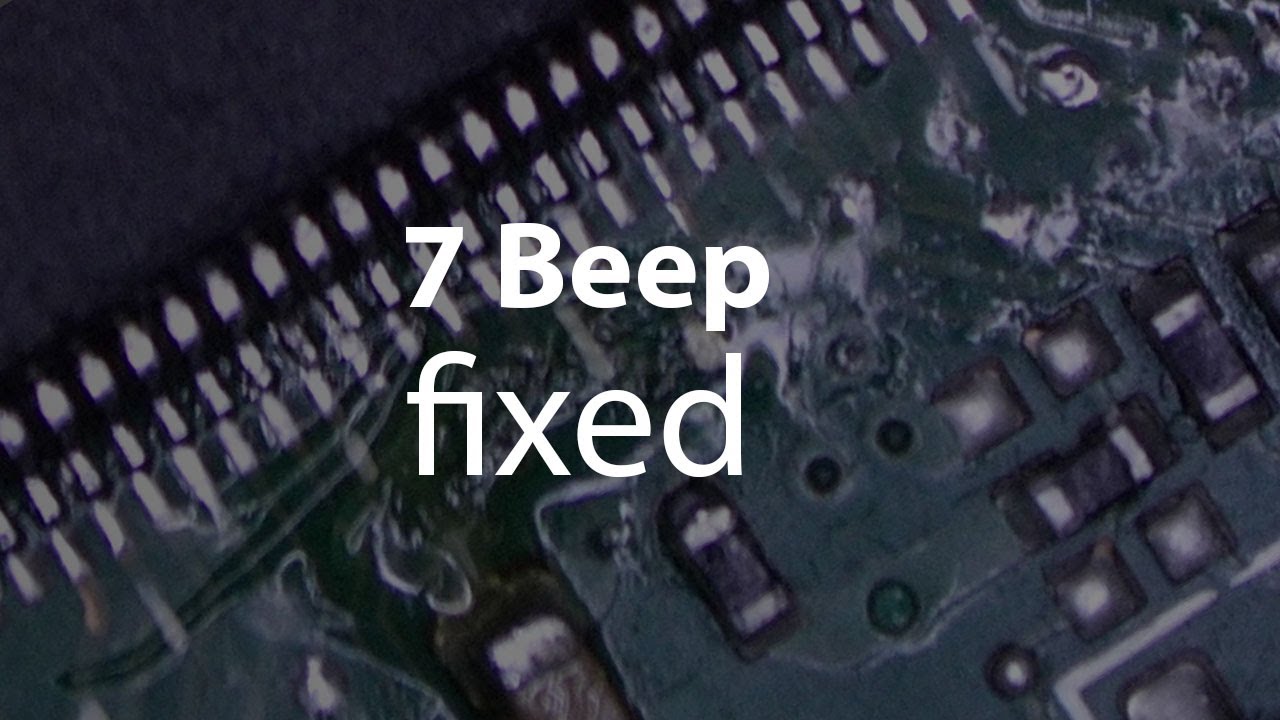 Dell 3542  - 7 Beep  Fixed