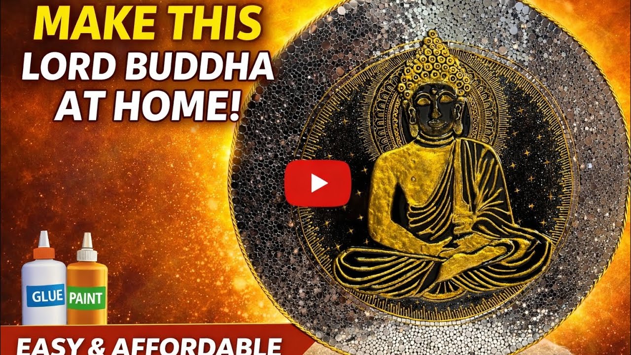 Spiritual Mandala Art Inspired by Buddha 🧘‍♂️ | Satisfying Process