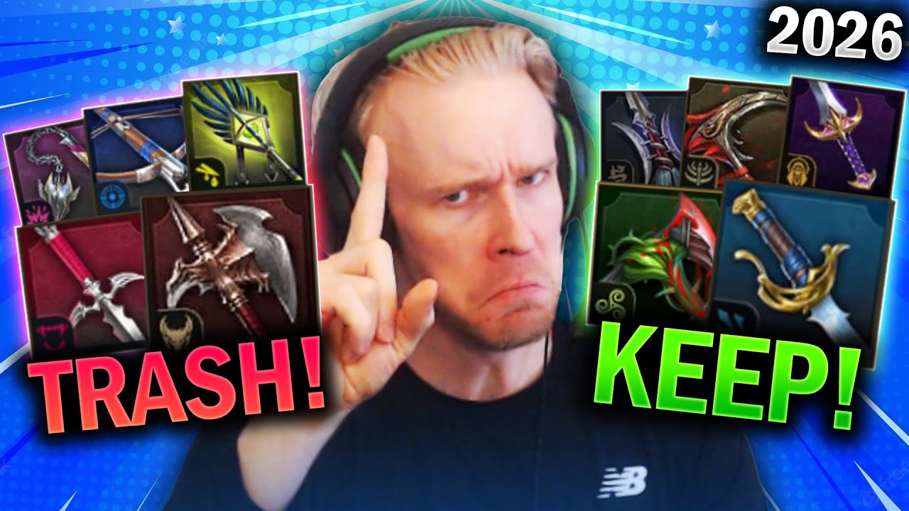 ULTIMATE ARTIFACT SET TIER LIST for 2025 - NEW Best Gear! - Raid Shadow Legends Guide