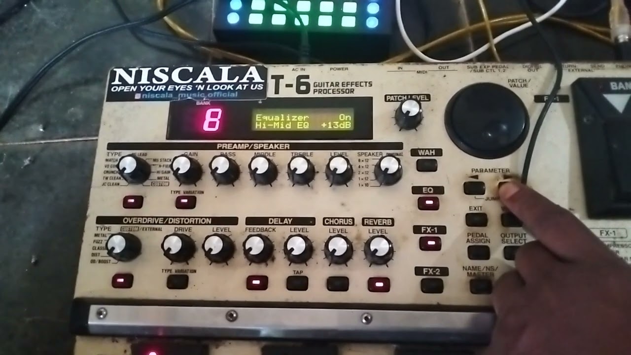 setting high gain efek boss gt 6 review