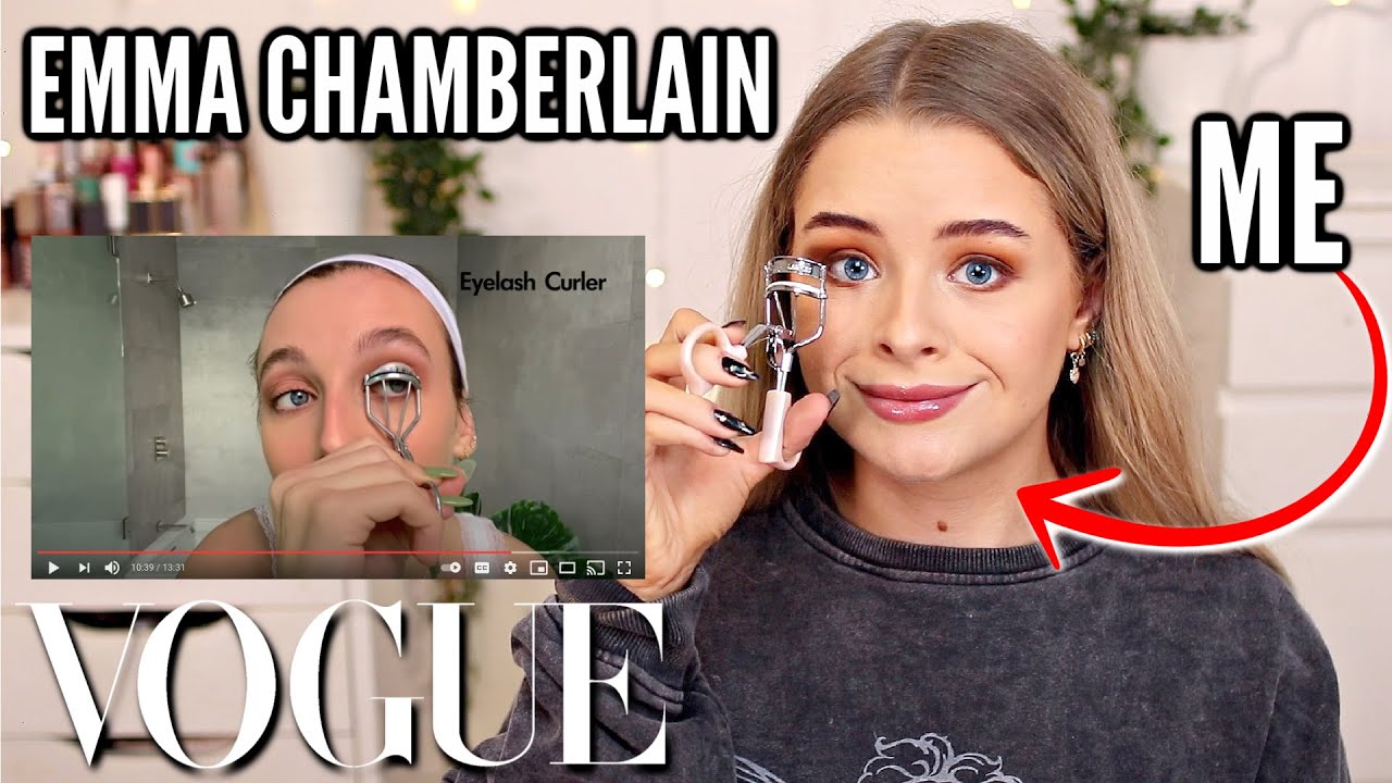 I FOLLOWED EMMA CHAMBERLAIN'S *VOGUE MAKEUP* TUTORIAL