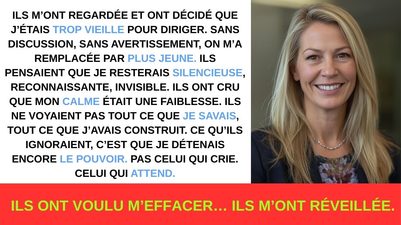 Ils ont dit que j’étais trop vieille… ils avaient tort