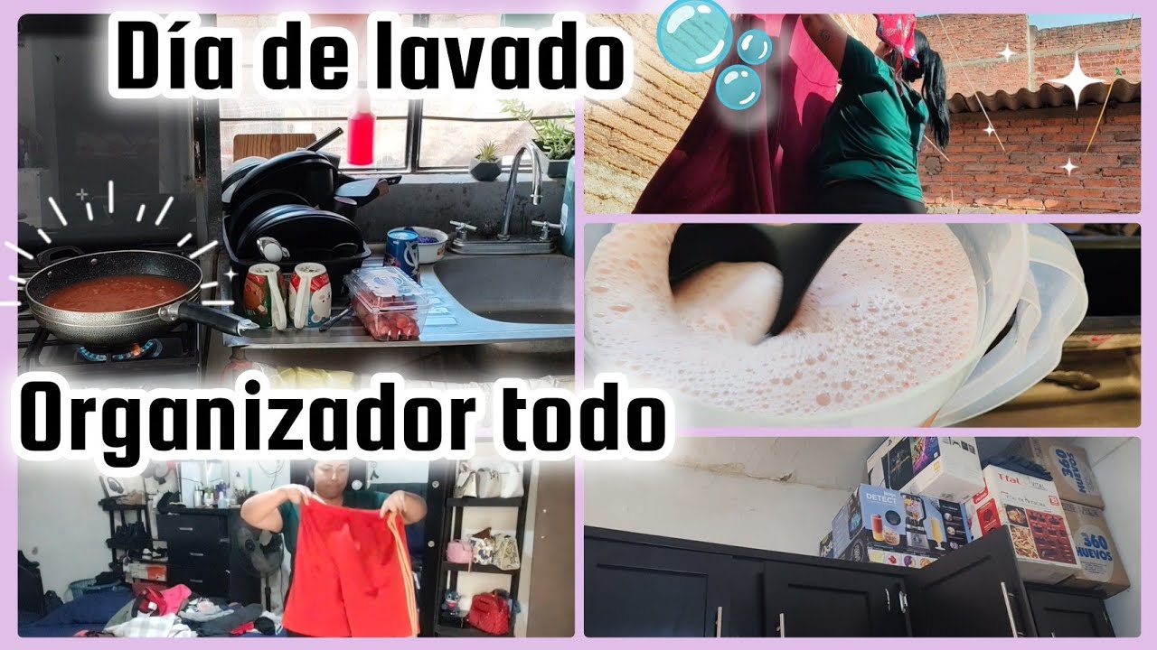 Organizando todo🧹 día de lavado 🫧