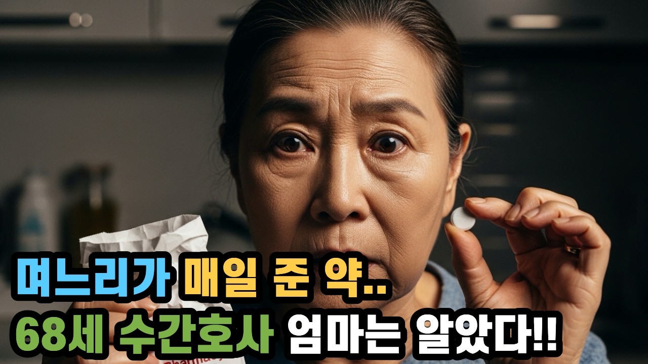 며느리가 매일 챙겨준 약의 정체를 수간호사 출신 68세 어머니가 알아채는 순간.. ㅣ노후사연ㅣ인생사연ㅣ사연라디오ㅣ오디오북