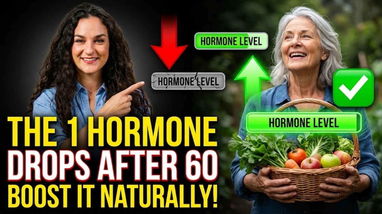 The 1 Hormone That Drops After 60 (And How to Boost It Naturally)