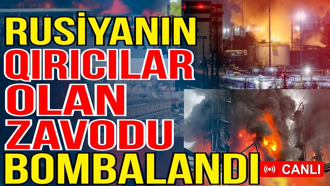 TƏCİLİ! Rusiyanın qırıcılar olan zavodu BOMBALANDI - Gündəm Masada - Media Turk TV