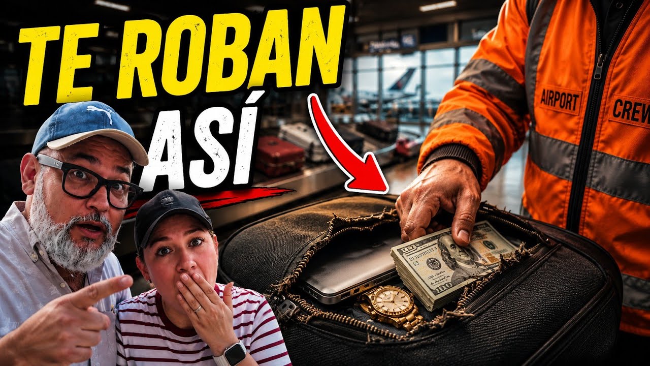 ¡EX TRABAJADOR de AEROPUERTO REVELA TRUCOS para ROBAR MALETAS! 😱 (¡Y cómo protegerte!)