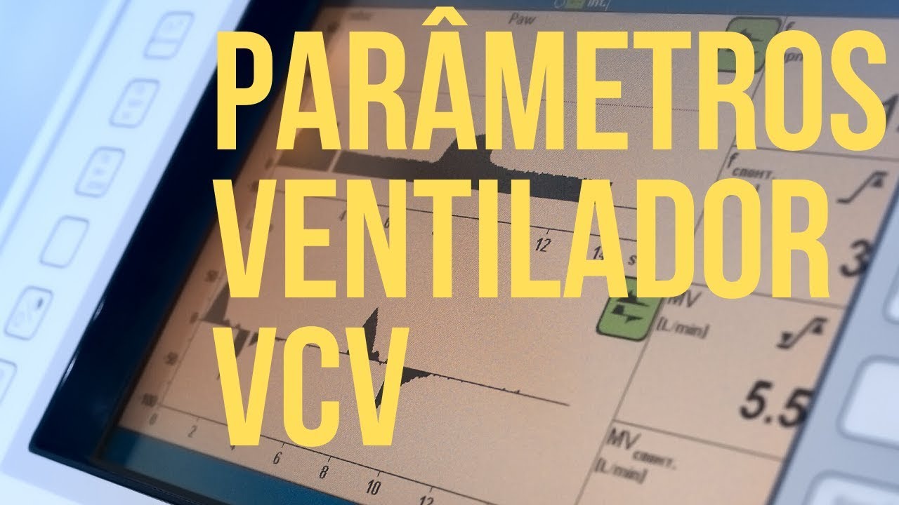 Como ajustar os parâmetros do ventilador no modo volume (VCV)