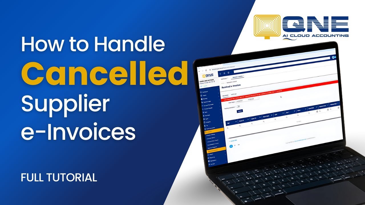Quick Steps to Handle Cancelled Supplier e-Invoices