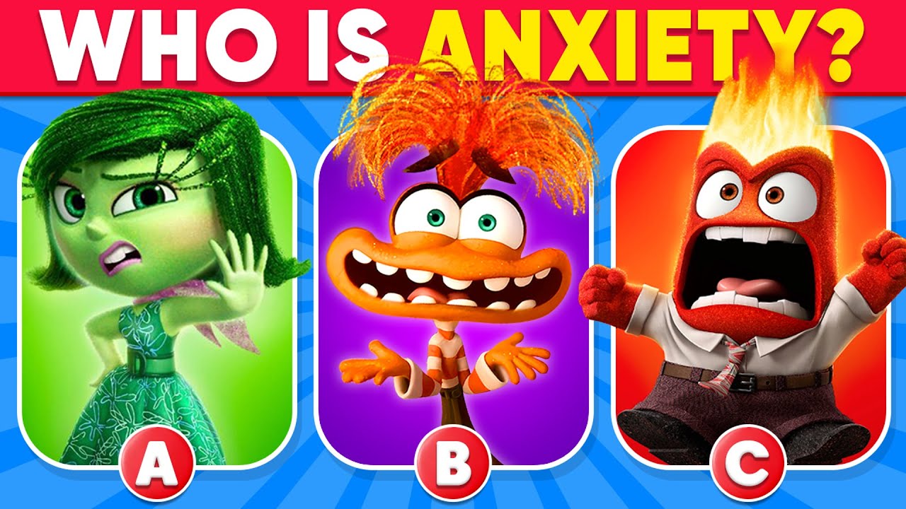 INSIDE OUT 2 Quiz 😁😭😱🤢😡 How Much Do You Know About INSIDE OUT 2? | Daily Quiz