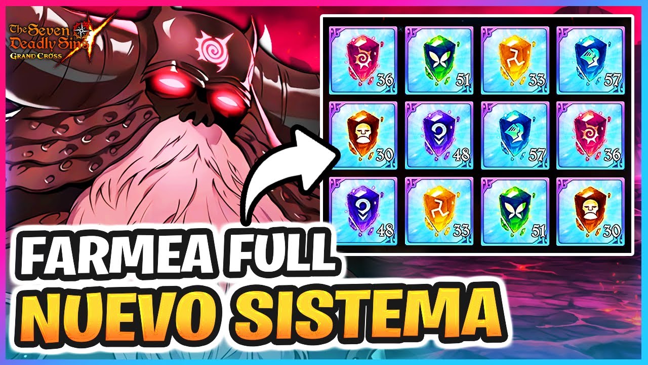 🔥 ASÍ SE FARMEA AHORA EL REY DEMONIO 🔥 ¡MUCHOS CRISTALES! - 7ds Grand Cross