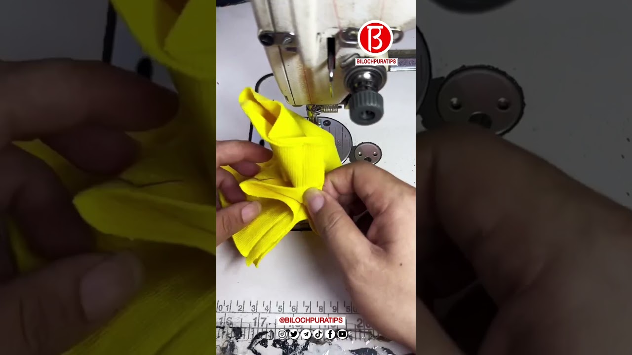 How to make Ribbed cuff slit simple method sewing tutorial part 20