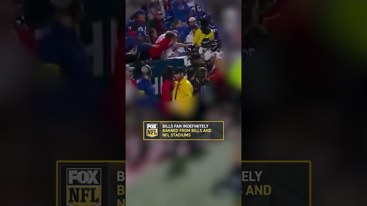 Bills Fan that pushed Lamar Jackson is indefinitely suspended from any NFL stadiums #NFL #football