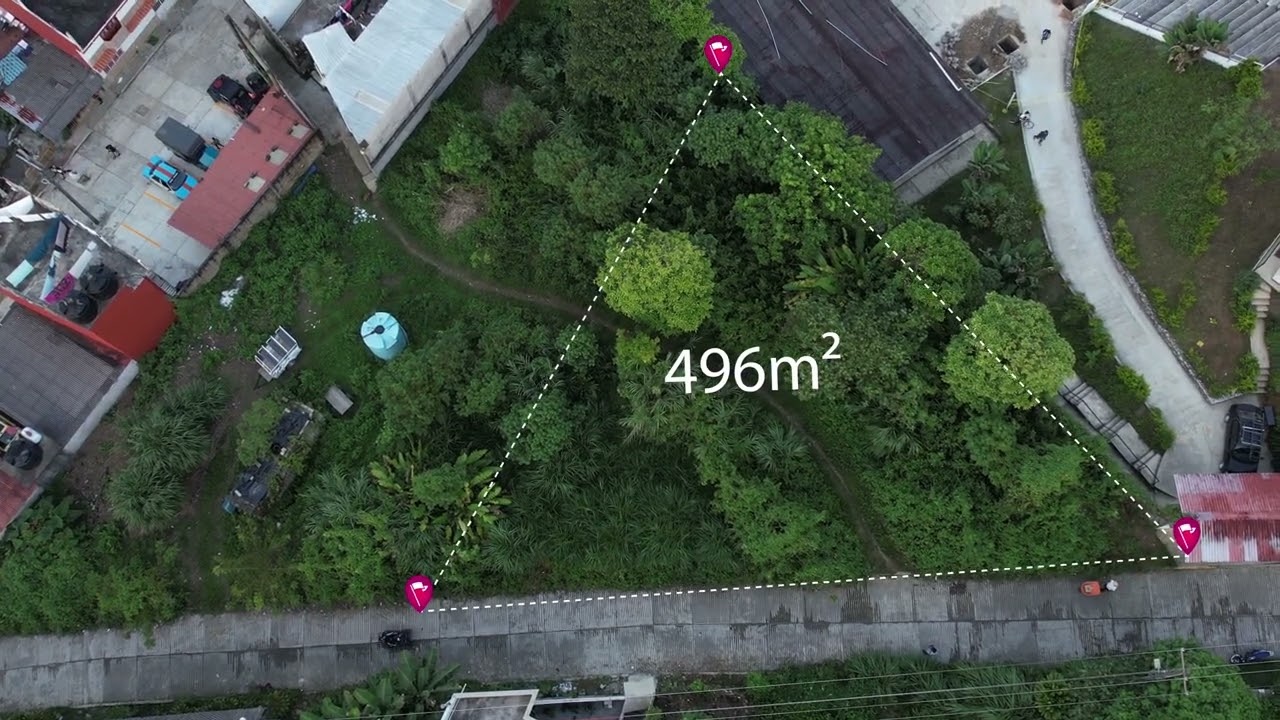 Terreno zona centro de Cuetzalan 496 m²