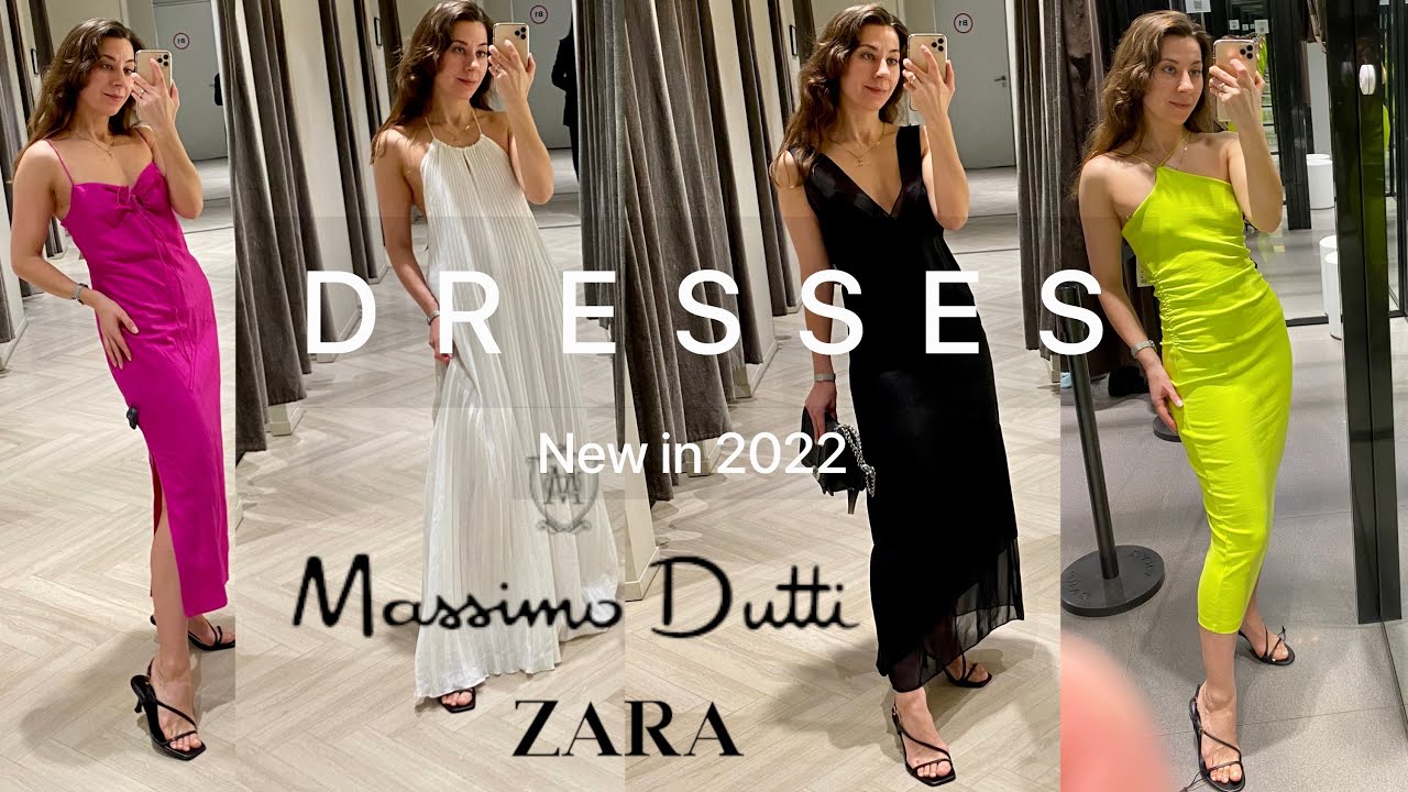 TOP 10 SUMMER DRESSES 2022|MASSIMO DUTTI, ZARA HAUL TRY ON|