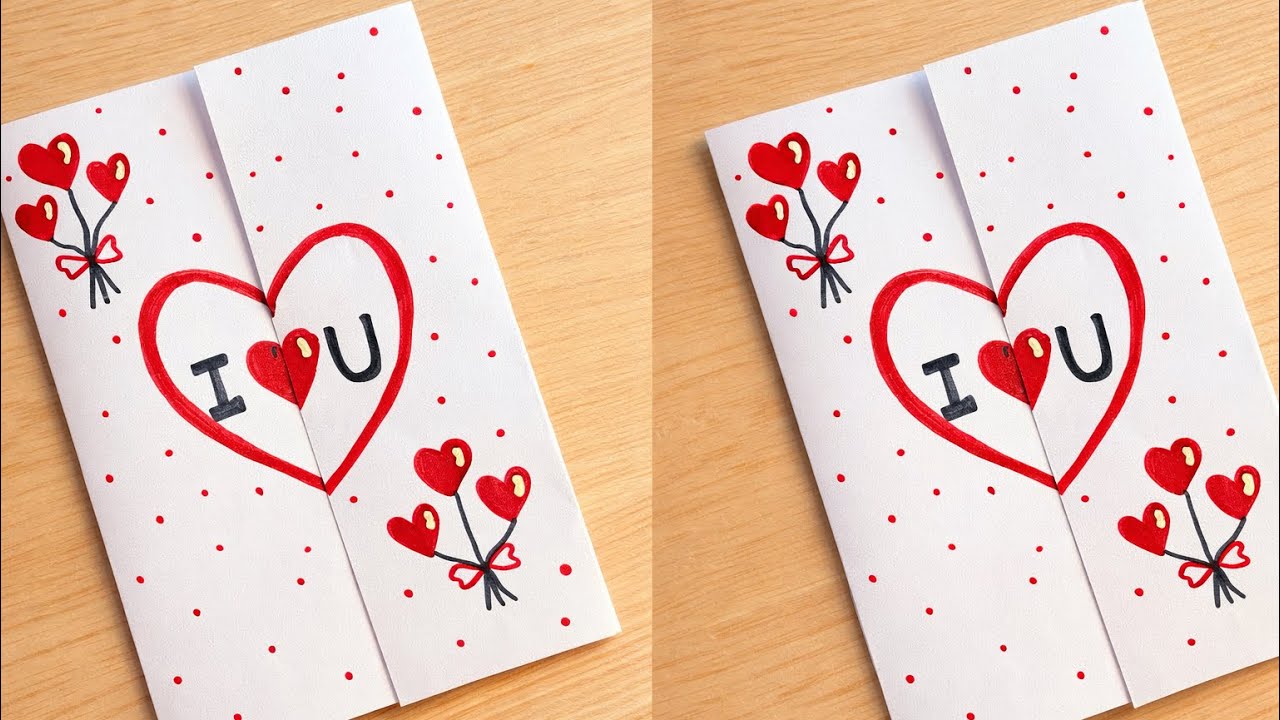 Valentine’s Day Card | Valentine’s Day Crarts With Paper | Valentine's Day Gift Ideas | Paper Crafts