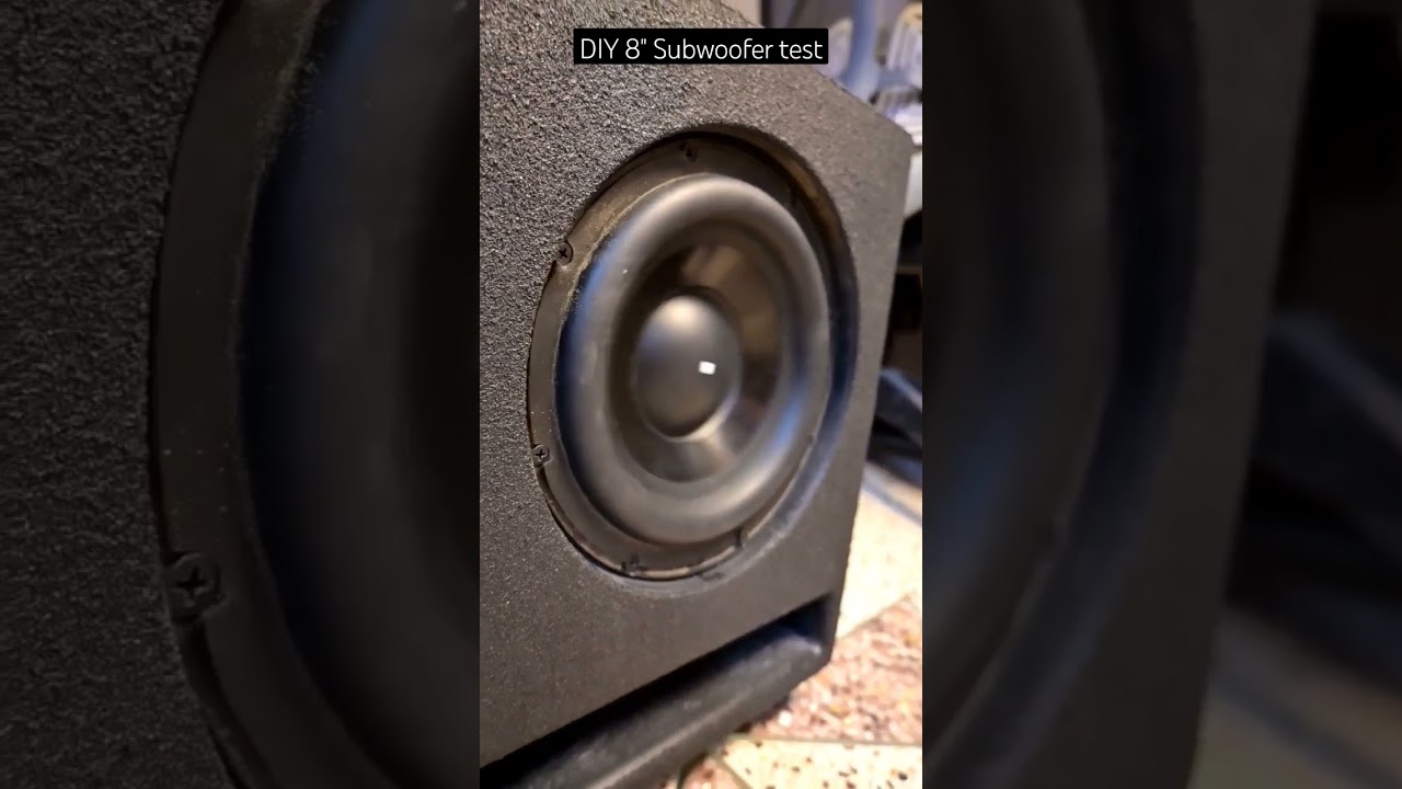 Obudowa subwoofera o wysokiej wydajności 8 cali | Dayton | BIA | Wavecor | fredo #diy