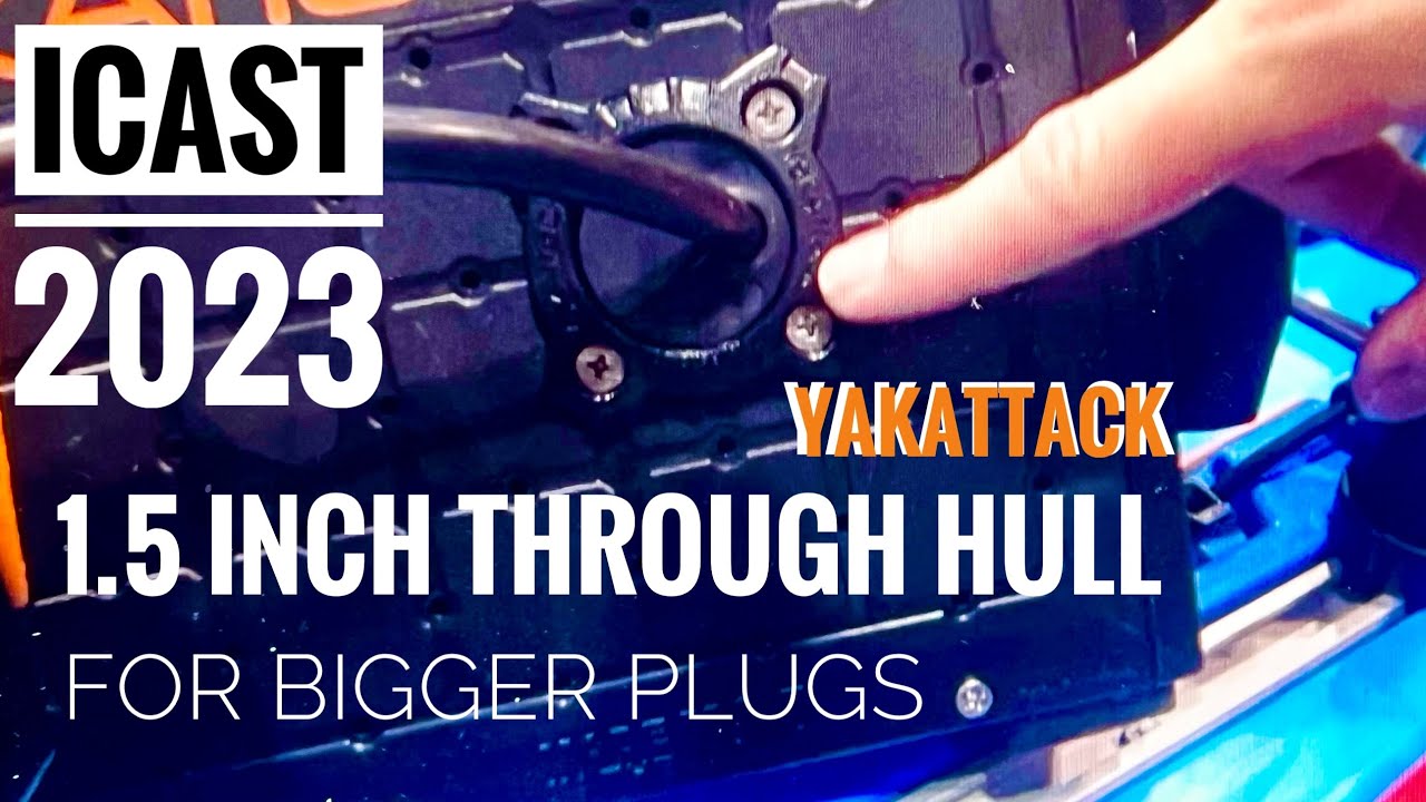 ICAST 2023 YakAttack 1.5 inch Through Hull Wiring Kit
