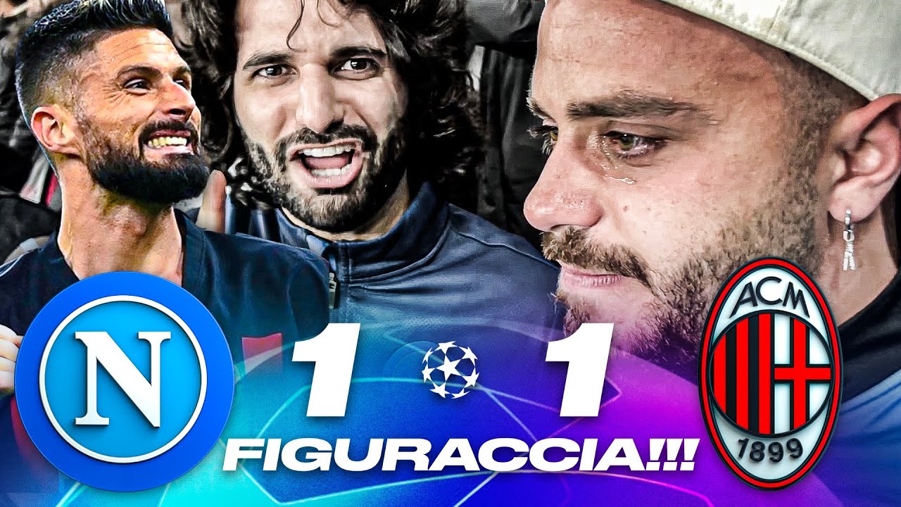 🫣 FIGURACCIA!!! NAPOLI 1-1 MILAN | LIVE REACTION NAPOLETANI AL MARADONA HD