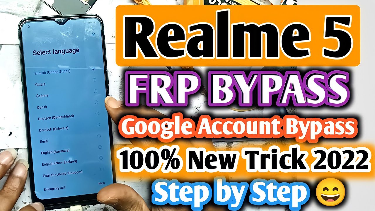 Realme 5/5s/5 Pro FRP Bypass/Google Account Bypass | Realme 5 FRP Bypass Without PC New Method 2022