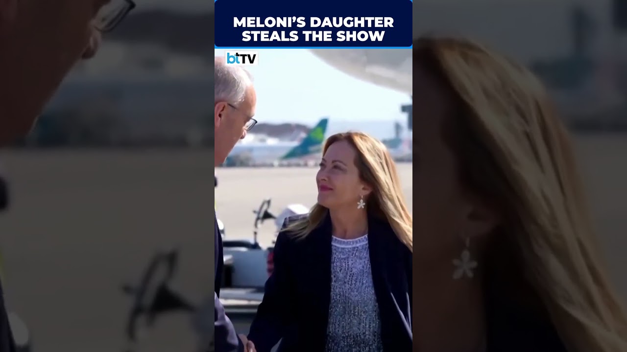 Giorgia Meloni&rsquo;s Daughter Steals Hearts At G7 Summit | Camera-Shy Moment Goes Viral