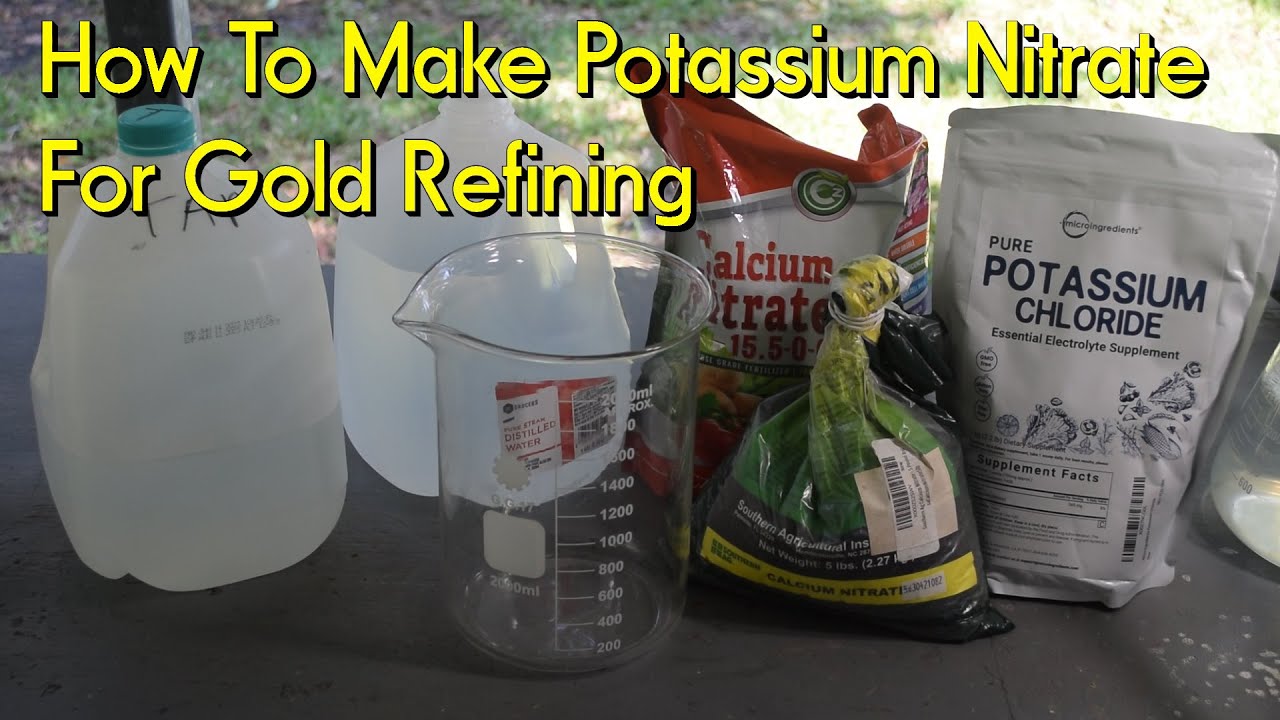 How To Make Potassium Nitrate #chemistry #chemical #gold #goldrecovery #experiment #science #diy