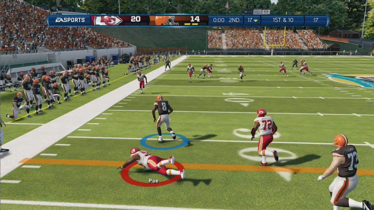 The Toilet Bowl at Canton ft ADIcArDs - Madden 13 Online Gameplay (Chiefs vs Browns)