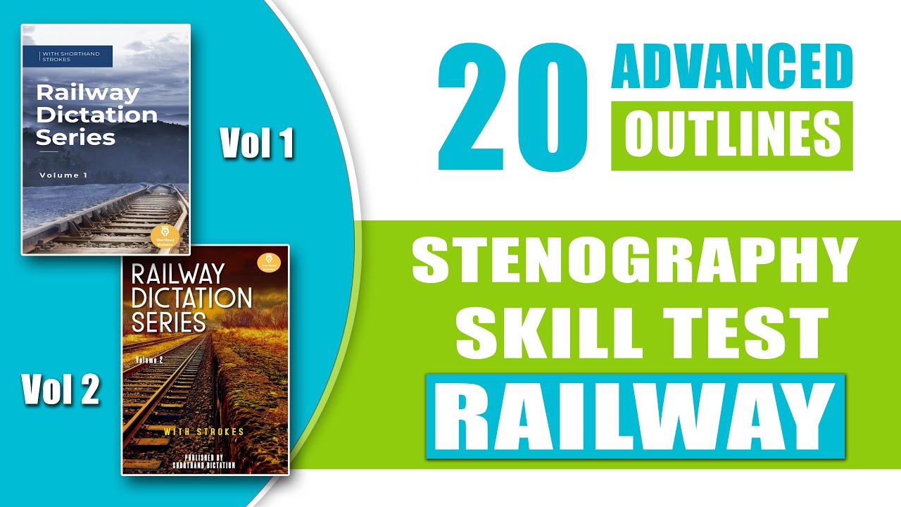 Advanced Outlines for Railway Stenography Skill Test | PART 1 | Shorthand Dictation