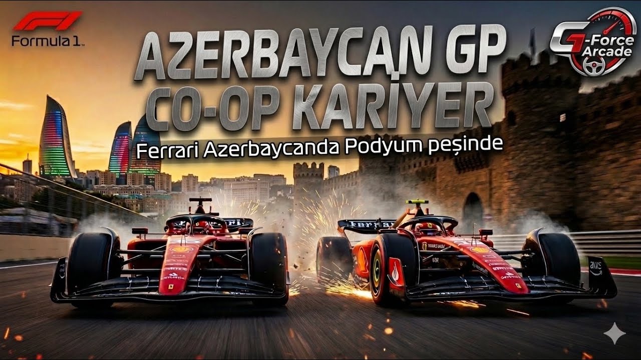 F1 25 Ferrari Eşli Takım Kariyeri Azerbaycan Yarışı