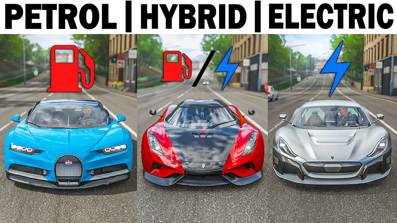 Forza Horizon 4 | Petrol vs Hybrid vs Electric | HYPERCARS!!!