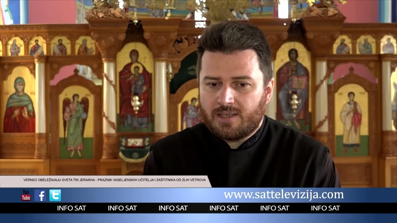VERNICI OBELEŽAVAJU SVETA TRI JERARHA   PRAZNIK VASELJENSKIH UČITELJA I ZAŠTITNIKA OD ZLIH VETROVA