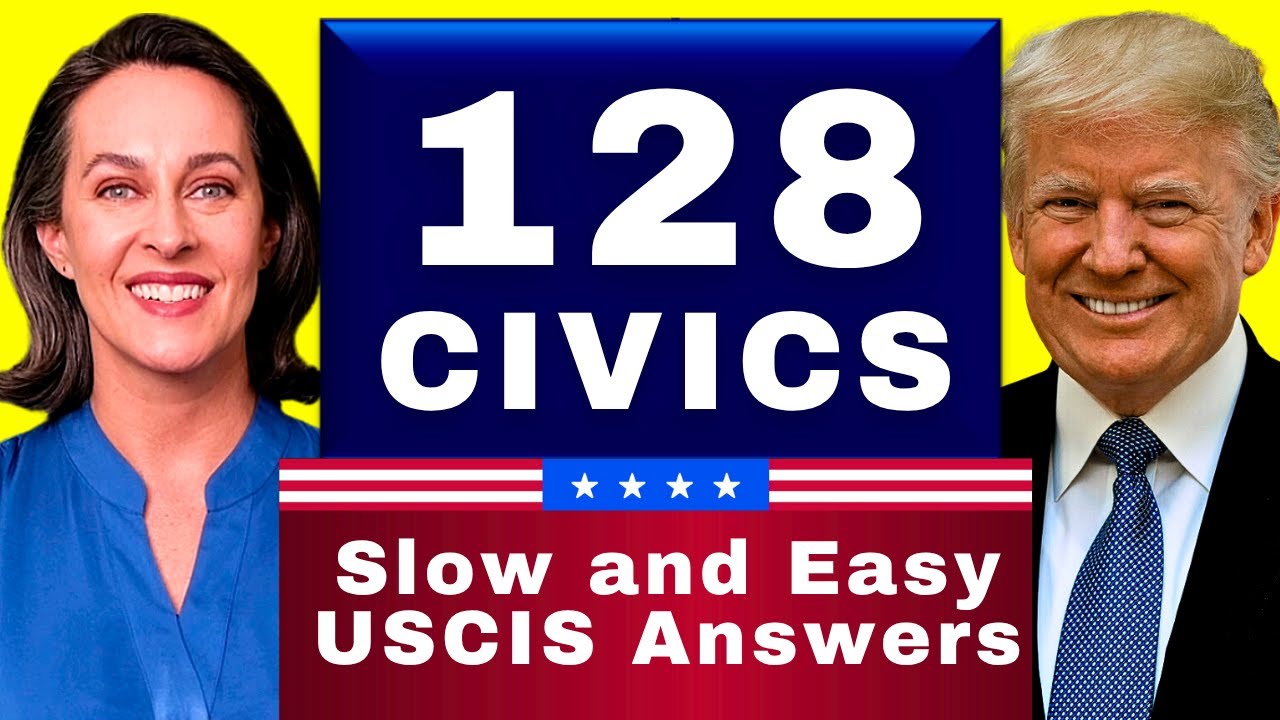 NEW Trump-Approved U.S. Citizenship Test Random 128 Civics Questions/Easy Answers | Ciudadania