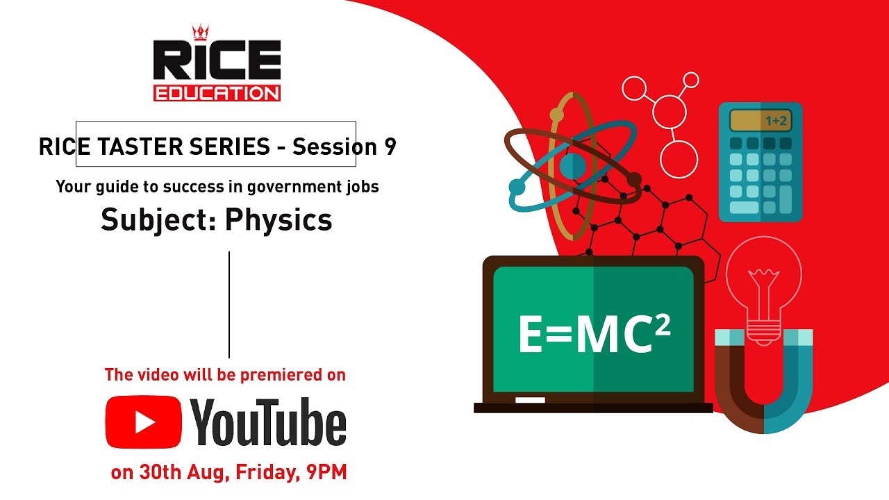 RICE Taster Sessions | Session 9 | Physics