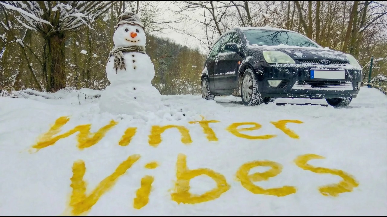 Скольжение на Ford Fiesta по снегу – весело, пока что-нибудь не сломалось.