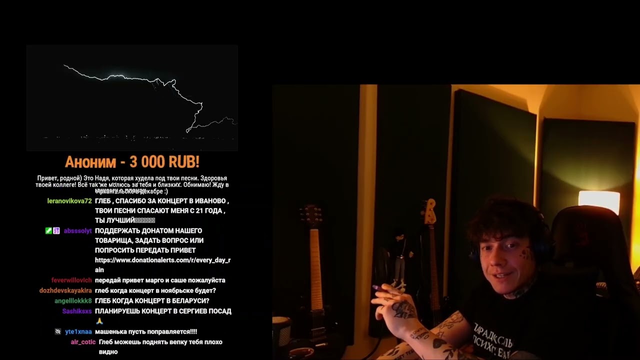 Глеб Три дня дождя — стрим 21.10.2025