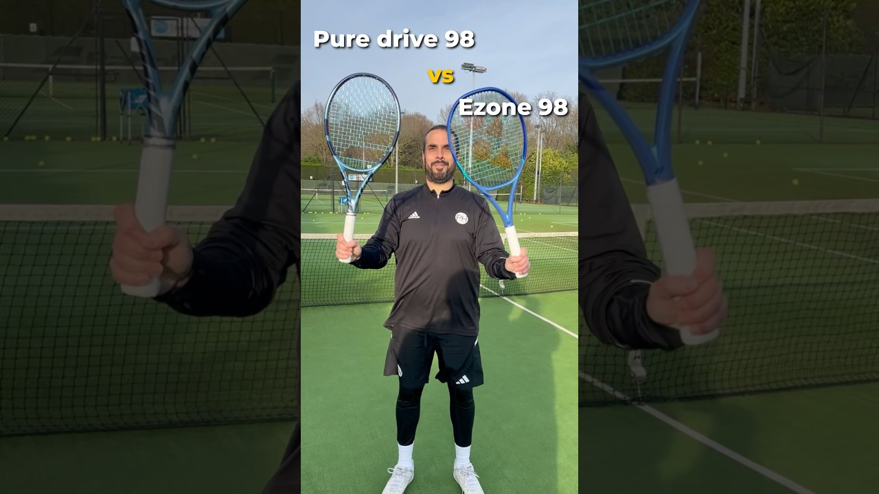 Babolat Pure Drive 98 vs Yonex Ezone 98 #tennisracket #tennis #tennisgear