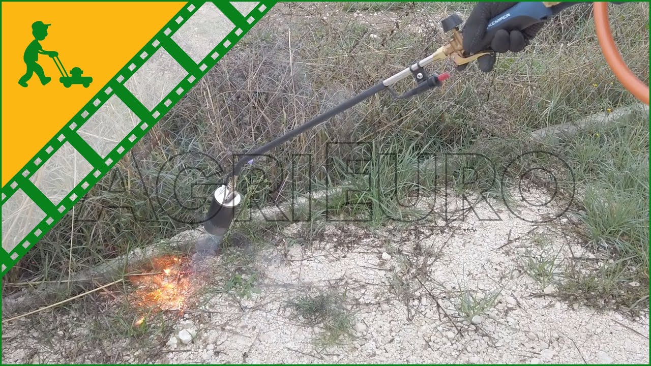Come funziona il Diserbante ecologico brucia erba Kemper 1429 – utilizzo del bruciaerba a gas