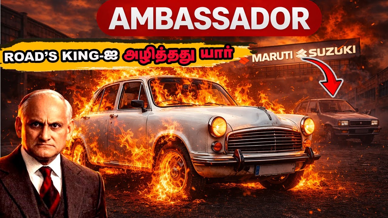 AMBASSADOR 💔 Rise & Fall | ஒரே கார்… 40 ஆண்டுகள் ராஜா! | இந்தியாவின் அடையாளம் → மறைந்த கதை |