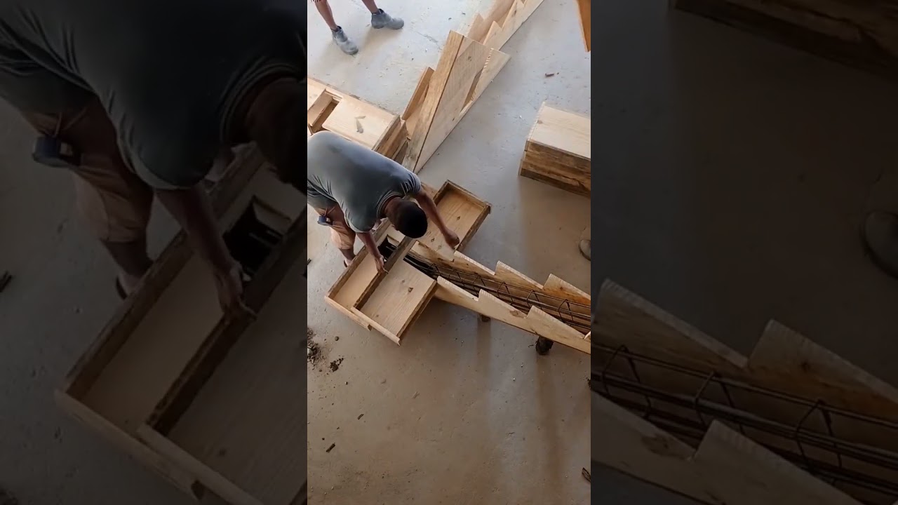 como fazer escada vazada