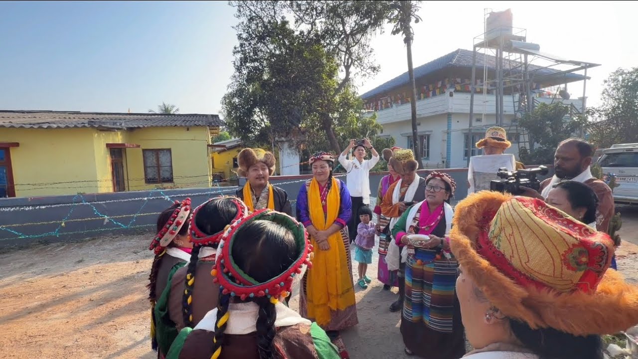 Нгаванг Дорджи WEDS Jamyang Choezom/Тибетская свадьба (CHOWKUR) #tibetanvlogger #wedding #vlog