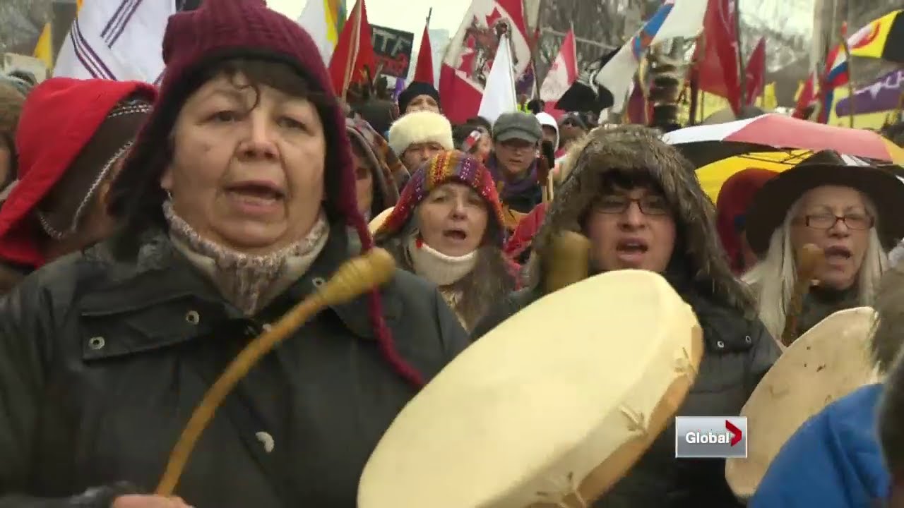 Global National - First Nations protests not winning over Canadians: poll