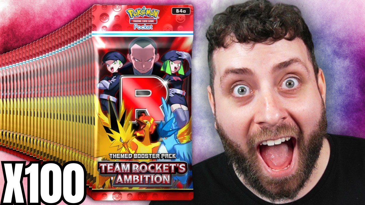 I Opened 100 TEAM ROCKET'S AMBITION Packs In Pok&eacute;mon TCG Pocket!